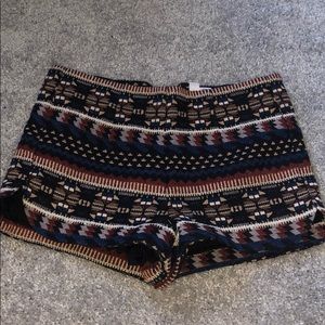 High waisted shorts